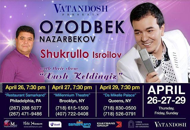 Ozodbek Nazarbekov va Shurkullo Isroilov Bruklin konsertidan